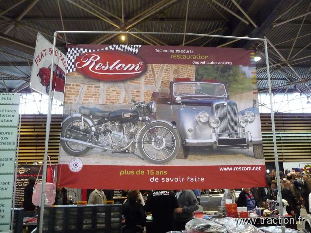 2011_epoquauto (166).jpg - 05/11/2011 - 69000 LYON - EPOQU'AUTO - 33ème Salon International Autos & Motos Anciennes - Stand Restom